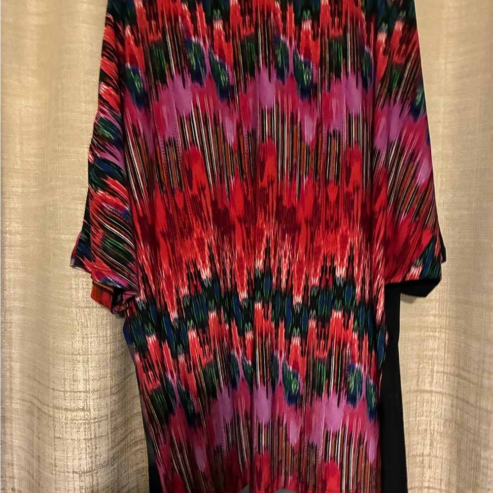 Vibrant Multicolor Patterned Top